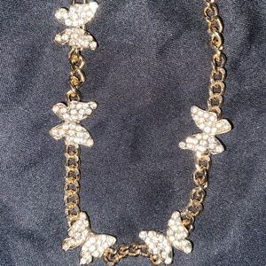 Elegant Gold Butterfly Necklace